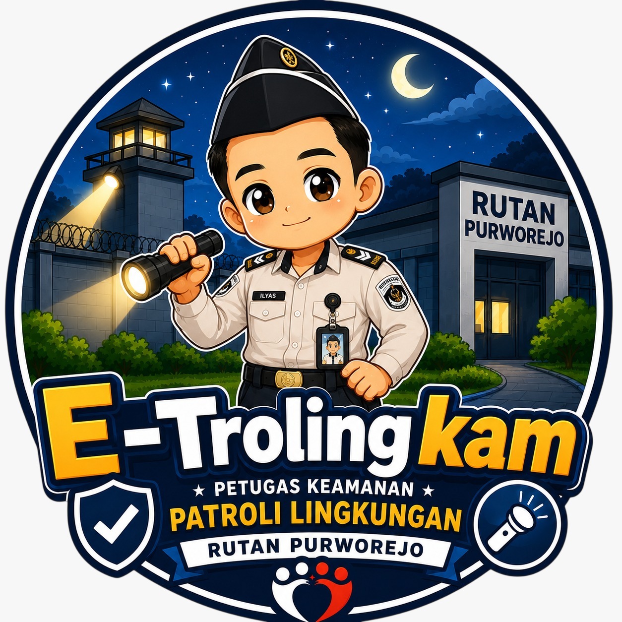E TROLING KAM (PETUGAS KEAMANAN PATROLI LINGKUNGAN RUTAN PURWOREJO)
