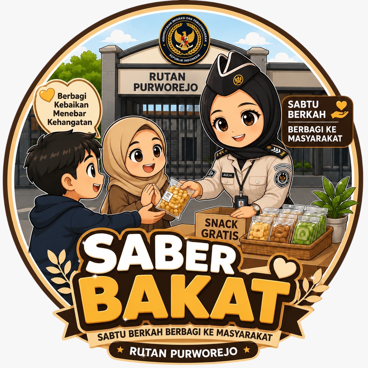 SABER BAKAT (SABTU BERKAH BERBAGI DENGAN MASYARAKAT)