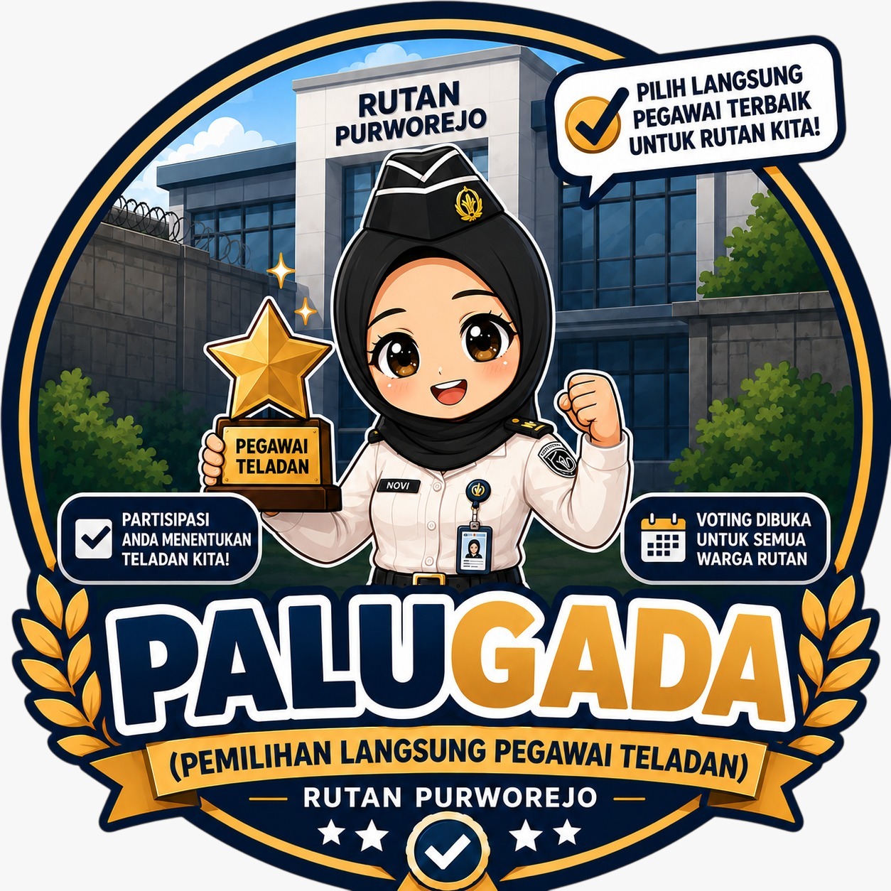 PALUGADA (PEMILIHAN LANGSUNG PEGAWAI TELADAN)