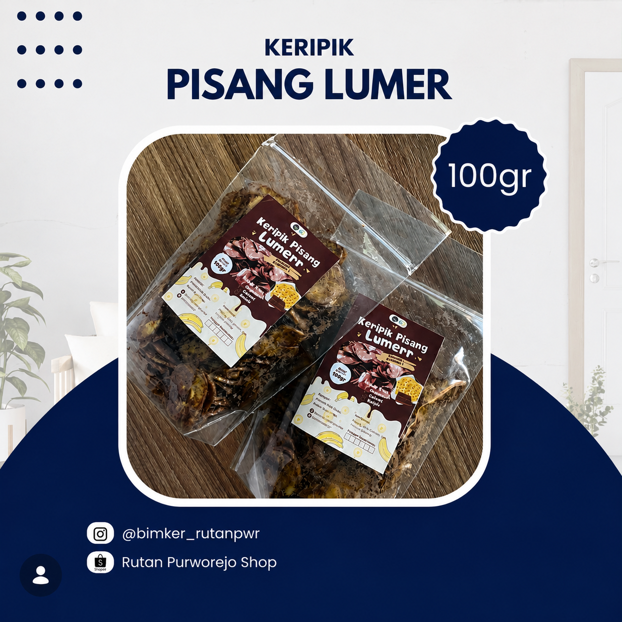 KERIPIK PISANG LUMER