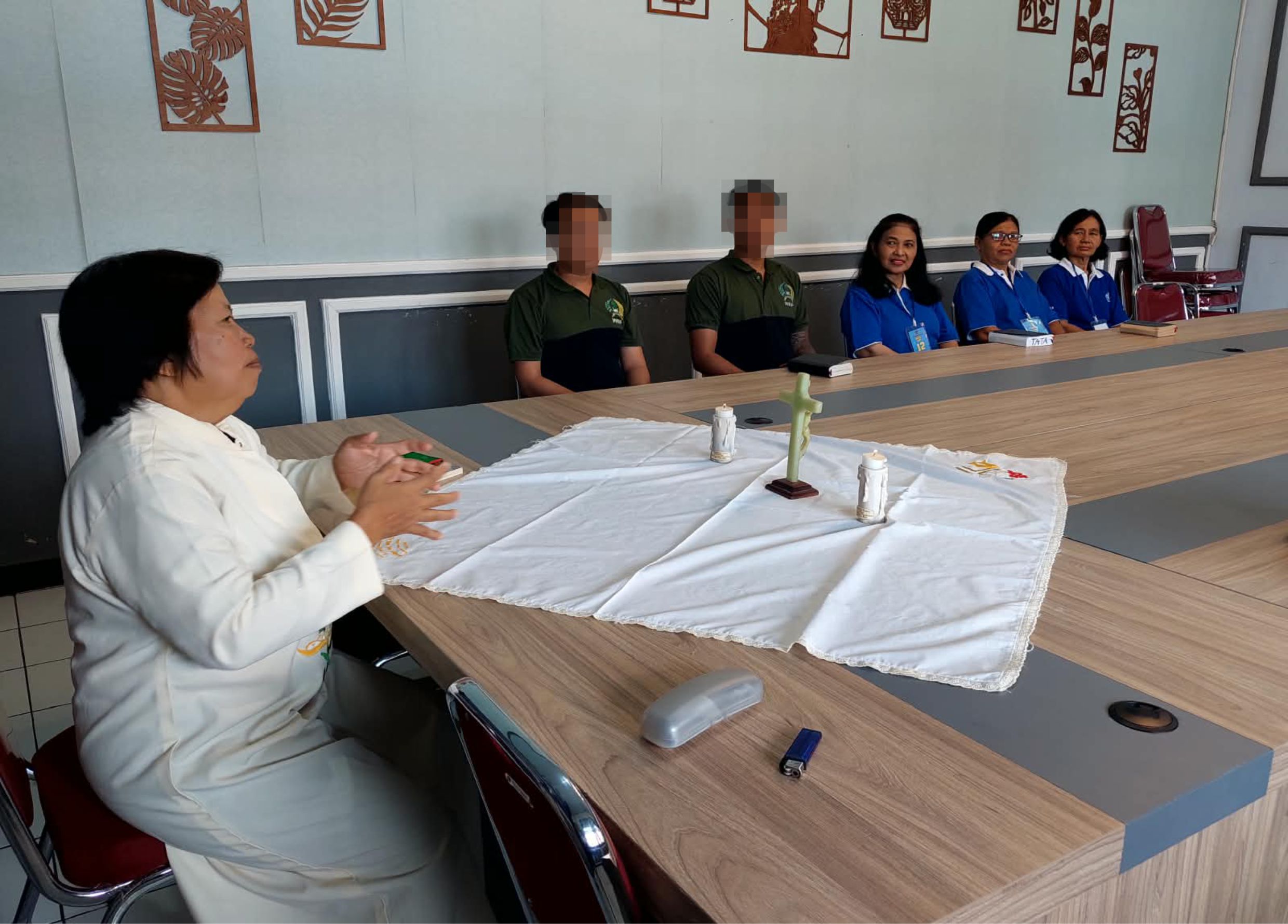 Jaga Kebebasan Beribadah, Rutan Purworejo Fasilitasi Kebaktian Rutin WBP Katolik