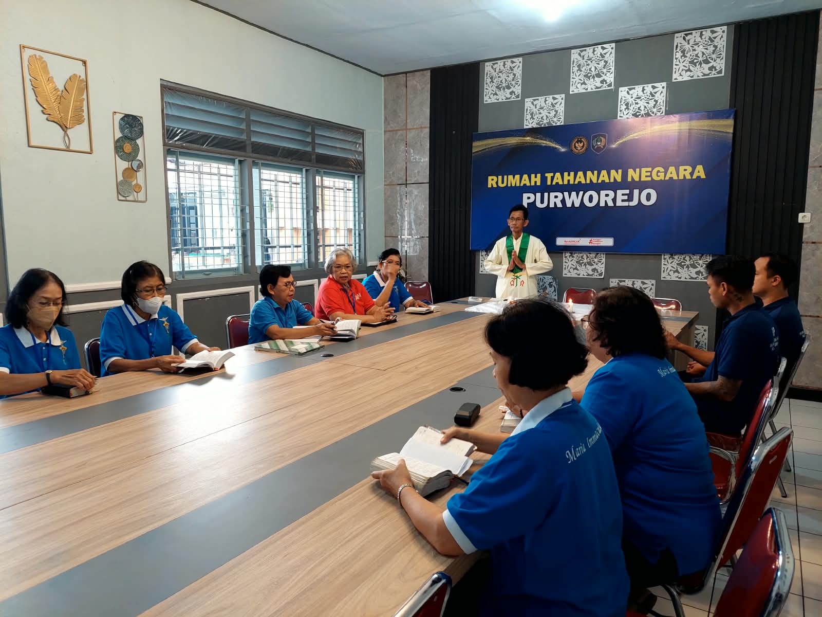Perkuat Pembinaan Spiritual, WBP Katolik Rutan Purworejo Ikuti Ibadah Kebaktian