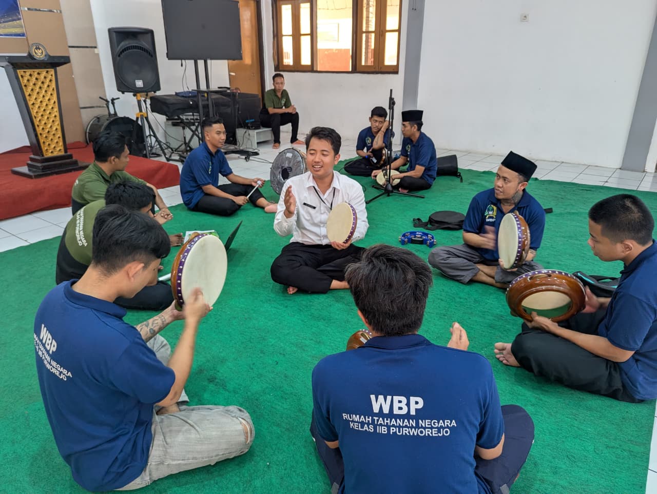 Rutan Purworejo Dorong Kreativitas WBP Lewat Pelatihan Hadroh