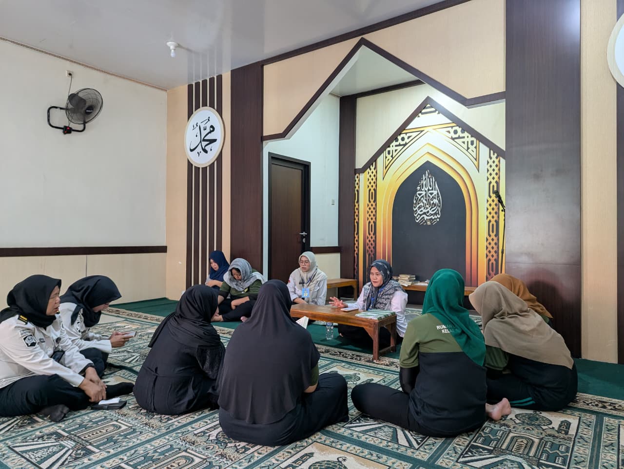 Perkuat Iman dan Ketakwaan, WBP Wanita Rutan Purworejo Ikuti Pembinaan Kerohanian Islam