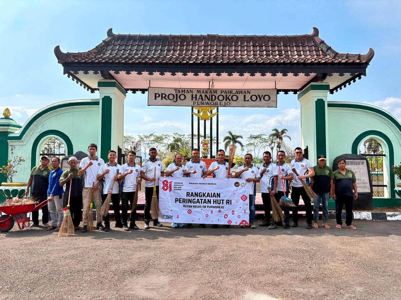 Jejak Pahlawan Terawat, Semangat Kemerdekaan Menguat: Aksi Rutan Purworejo di Projo Handoko Loyo