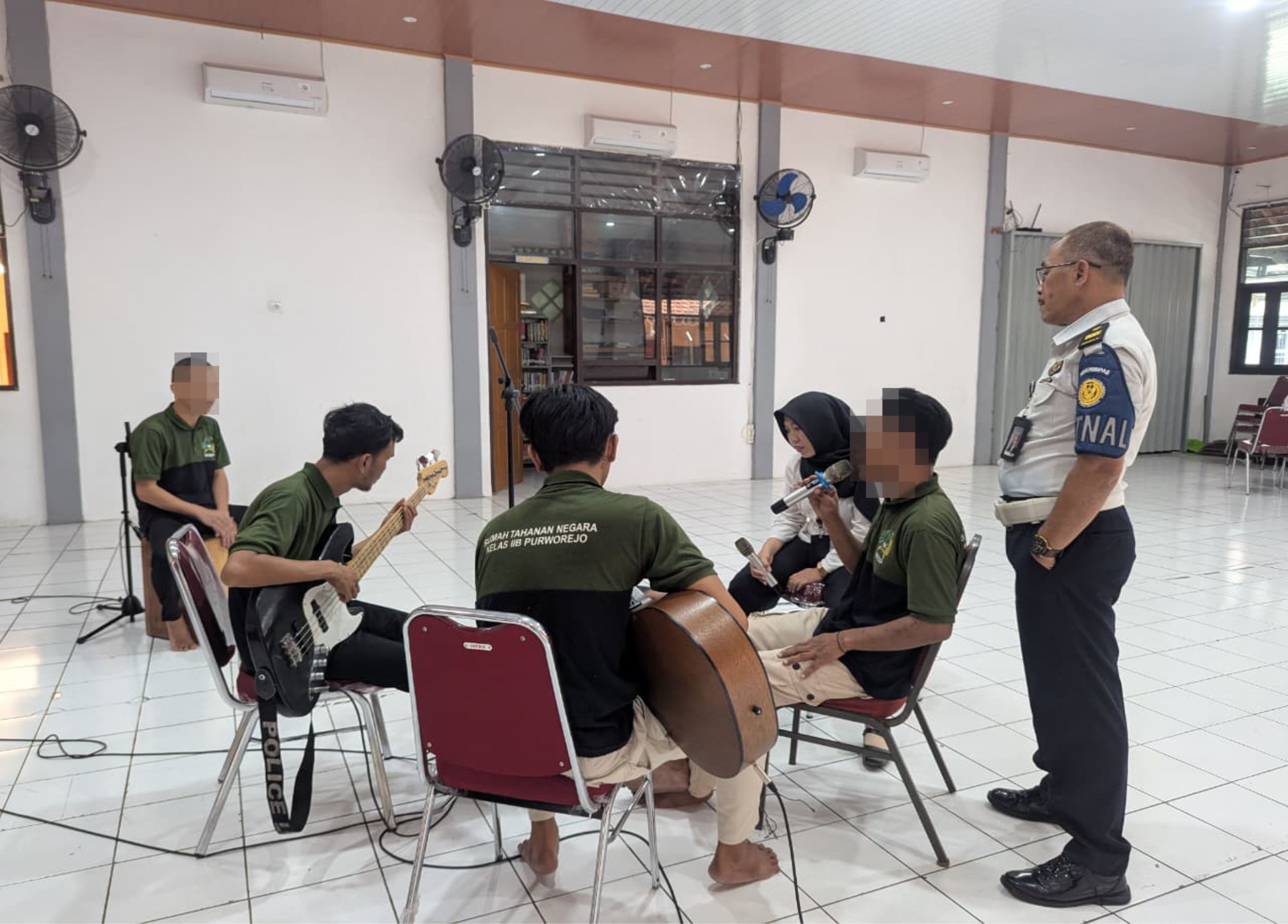 Bukan Sekadar Hiburan, WBP Rutan Purworejo Kembangkan Potensi Bermusik