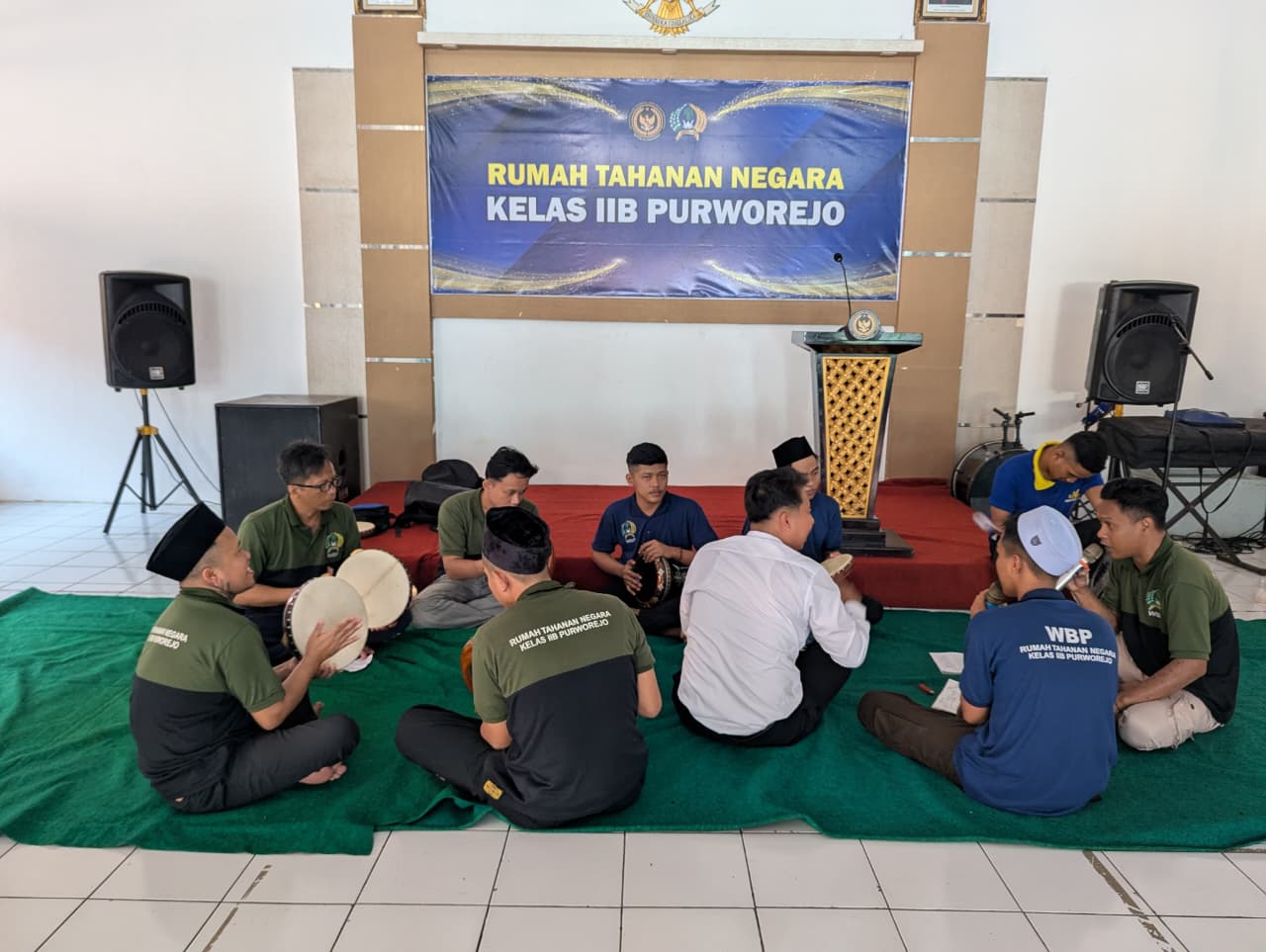 Asah Kreativitas dan Spiritual, WBP Rutan Purworejo Ikuti Pelatihan Hadroh