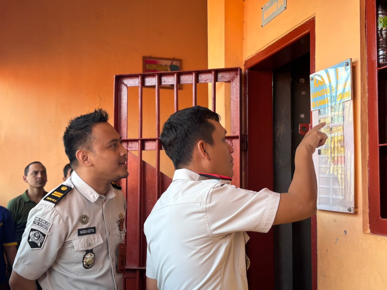 Karutan Purworejo Kontrol Blok Hunian, Pastikan Keamanan Kondusif dan Pelayanan Prima