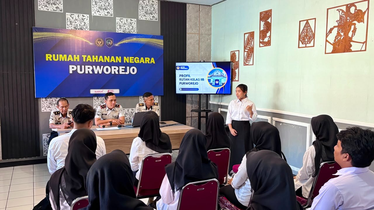 Rutan Purworejo Gelar Pertemuan Awal dan Paparan Profil kepada Peserta Magang